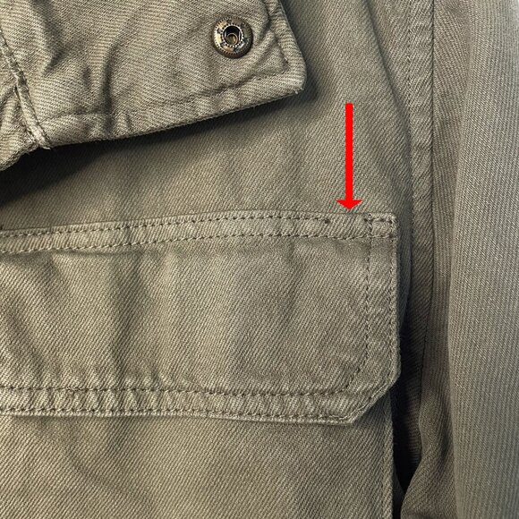 NWT DYNAMITE Utility Jacket XS “Dried Herb” Green - Picture 6 of 8